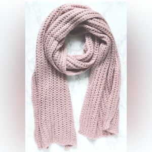 NEW BUJI BAHA DUSTY LAVENDER RIB KNIT WRAP SCARF